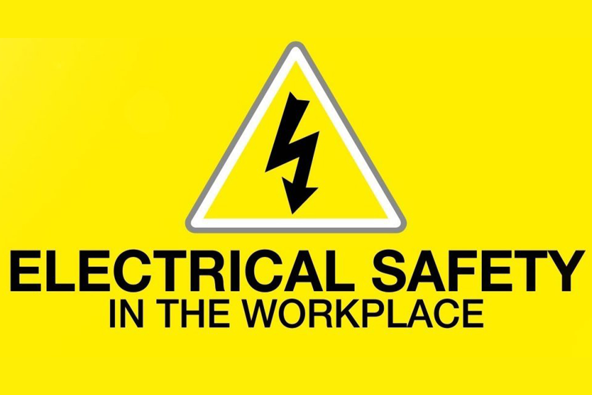 Electric warning sign